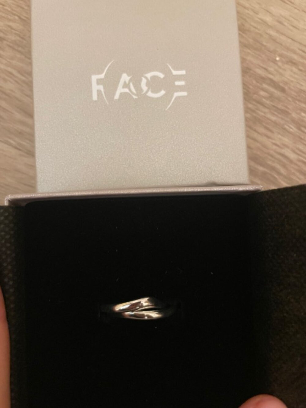 BTS Jimin FACE Ring (Silver), US Size 8